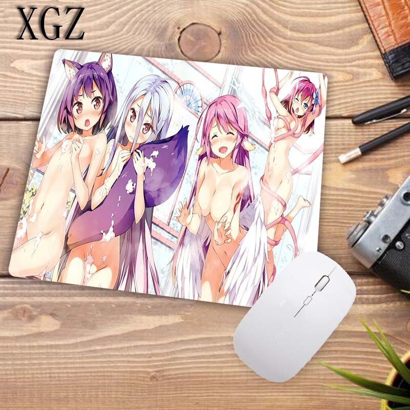 XGZ Sexy Anime Mädchen Große für CSGO DOTA L XXL Gaming Maus Pad Laptop Computer Tastatur Schreibtisch Schloss Rand Nicht-slip Gummi Mause Matte