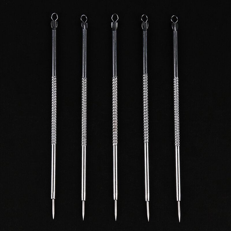 1PC Silver Blackhead Acne Needle Blemish Extractor Remover Stainless Needles Remove Tools Blackhead Remover