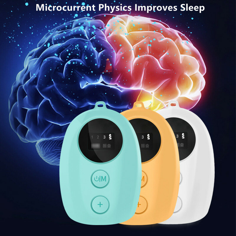 Pomoc w leczeniu zaburzeń snu Instrument USB ładowanie inteligentny mikroprądowy masażer do spania masażer nadmiarowy ciśnienia relaksacyjny dropshipping