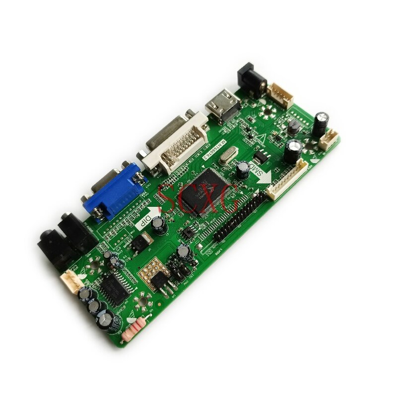VGA DVI Hmi-kompatibel 1280*1024 LVDS 30-Pin Layar LCD Cocok M190EG01/M190EG02/MT190EN02 4CCFL DIY Kit M. Kartu Pengendali NT68676