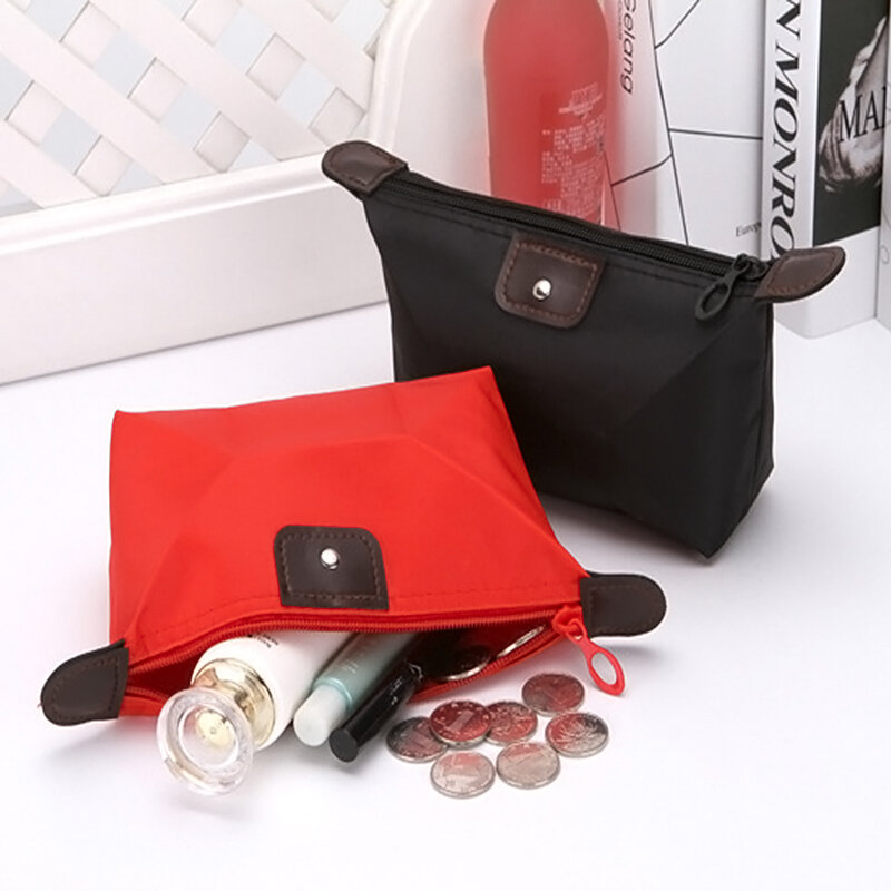 Сумка на Молнии удобная и милая сумочка-косметичка, нейлоновая косметичка, водонепроницаемая сумка для хранения, туалетная сумка, органайз...