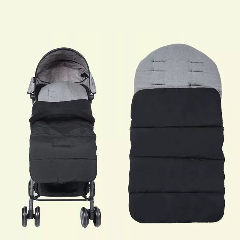 À prova de vento quente universal carrinho de bebê acessórios sólida criança footmuff portátil viagem infantil saco de dormir 1 pçs