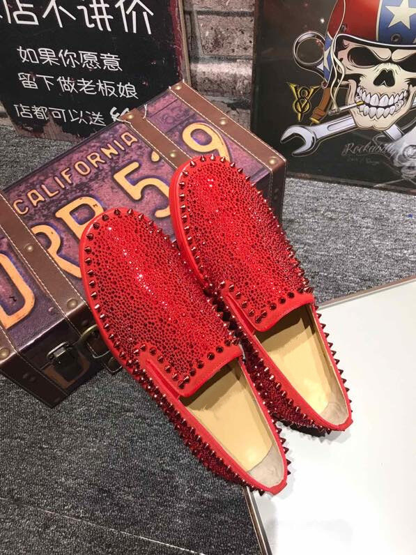 Mocassins d'été à semelle rouge pour hommes et femmes, chaussures de marche vulcanisées décontractées, de luxe, de haute qualité, de styliste