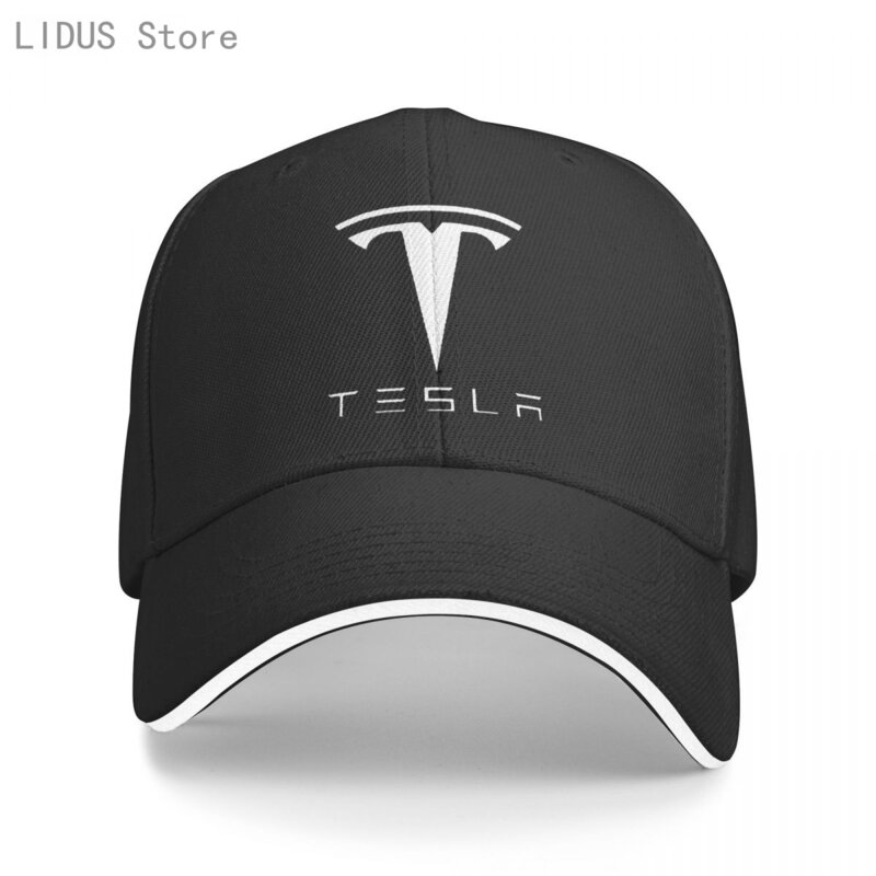 Moda marka samochodów czapka z daszkiem mężczyźni czapka typu Snapback dla mężczyzny kobiety Unisex Tesla czapki baseballowe dla mężczyzn fani samochodów kapelusze