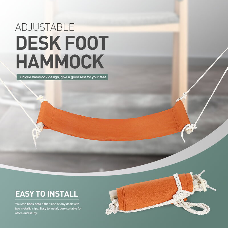 Creative Desk Hammock เก้าอี้เท้า Care เครื่องมือเท้าเปลญวน Outdoor Rest Cot แบบพกพาเปลญวนเท้า Mini ฟุต rest