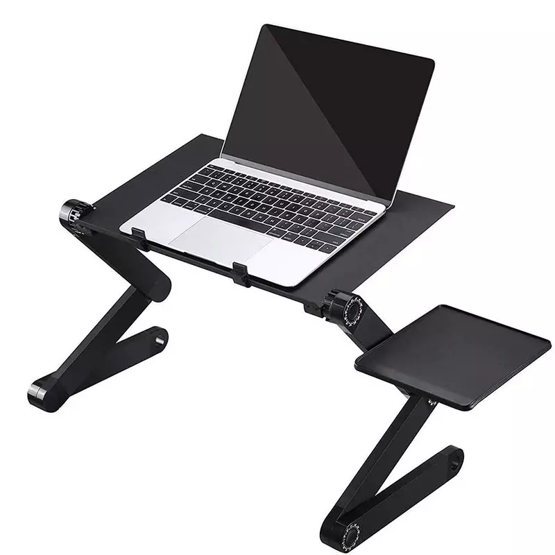 Supporto da tavolo per Laptop con supporto ergonomico pieghevole regolabile scrivania per Notebook per Tablet Netbook Ultrabook con tappetino per Mouse