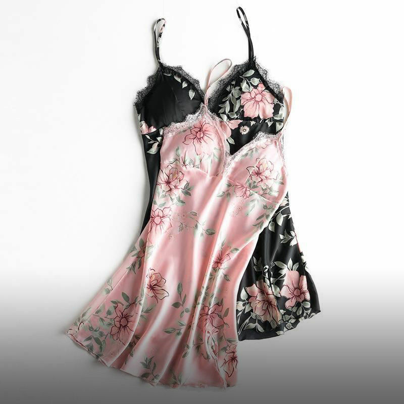 Сексуальное женское белье Meihuida, кружевная шелковая атласная одежда для сна, ночная рубашка, халат, нижнее белье, ночное платье