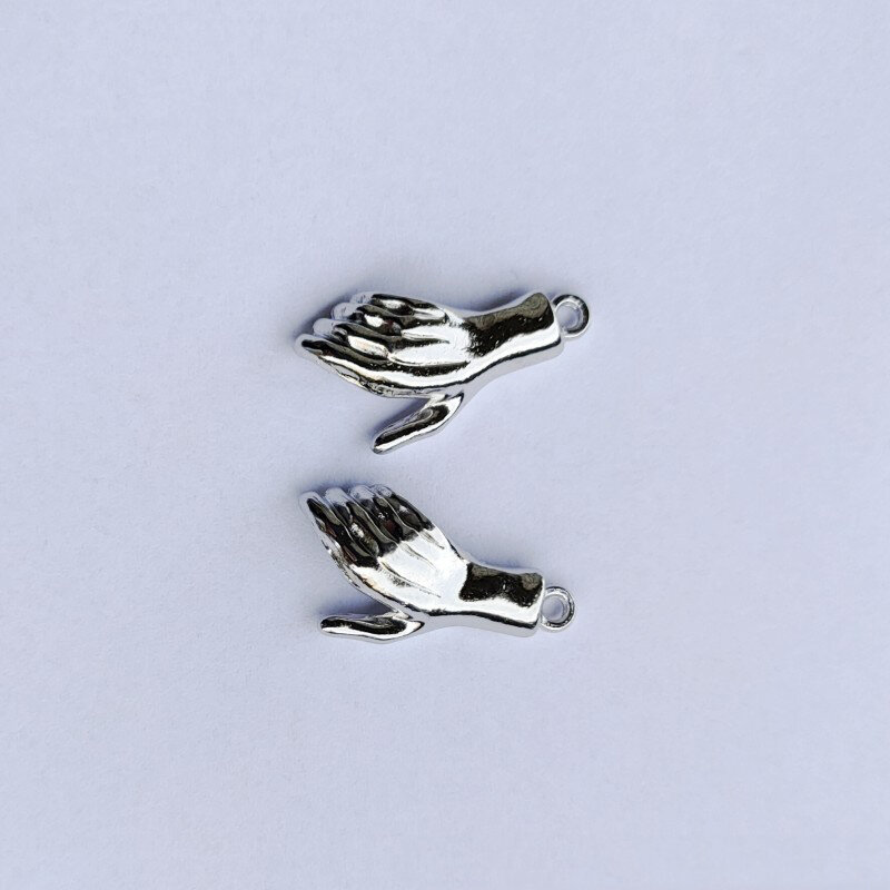 5 conjuntos de aperto de mão metal forte magnético fechos grânulos para diy casal magnético jóias fazendo para colar banhado fivela conector
