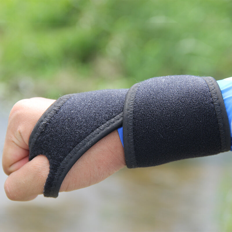 Tsurinoya ajustável pesca bracer esportes ciclismo respirável proteção de pulso envolto bracer