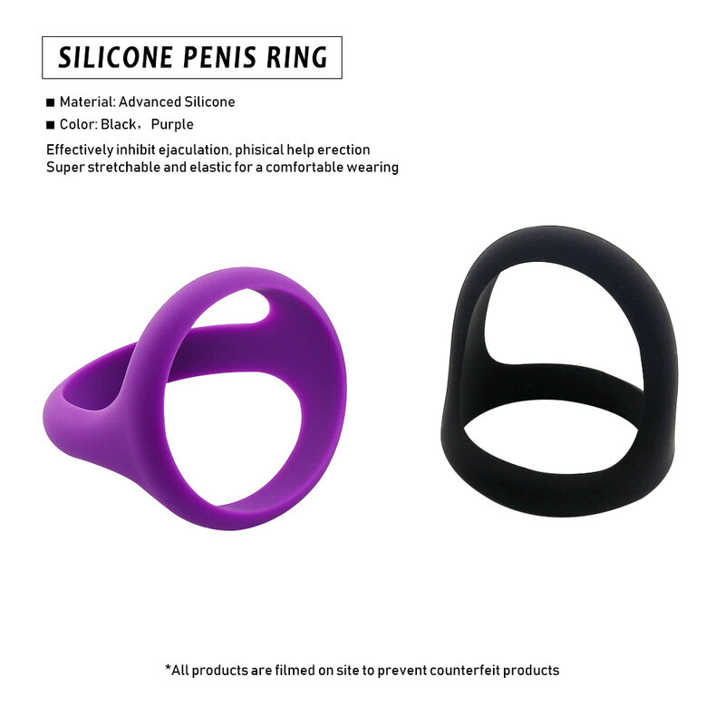 Exvoid Penis Erectie Ring Siliconen Vertraging Ejaculatie Speeltjes Voor Mannen Elastische Cock Ring Penis Scrotum Lock Grote Size Sex winkel