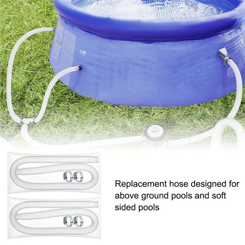 Pompe à filtre électrique de piscine, filtre de piscine, Durable, réutilisable, purificateur d'eau, ue UK US, tuyaux