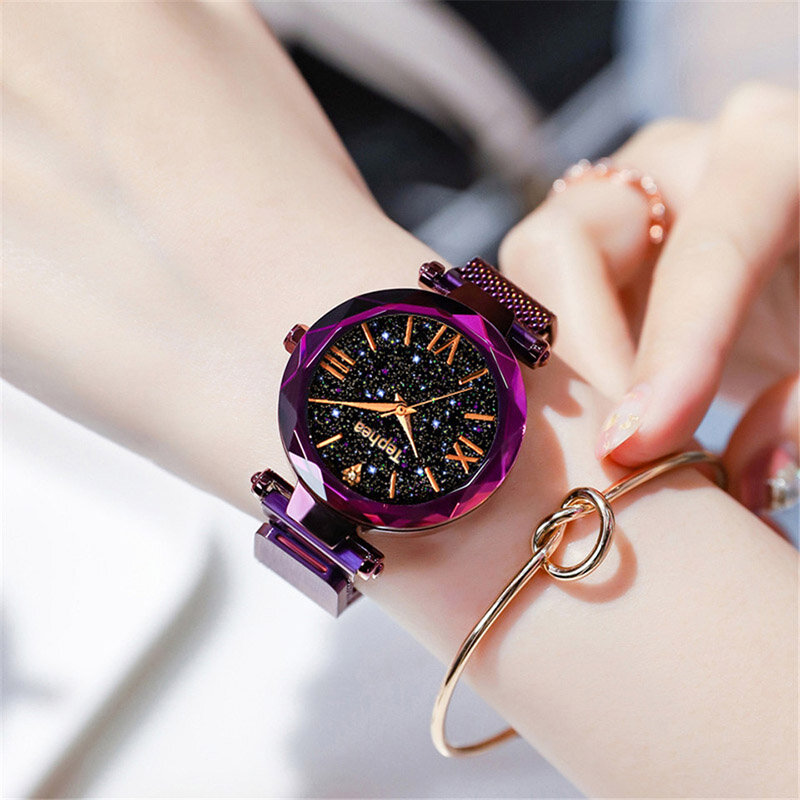 Montres femmes luxe magnétique ciel étoilé femme horloge Quartz montre-bracelet mode dames montre-bracelet reloj mujer relogio feminino