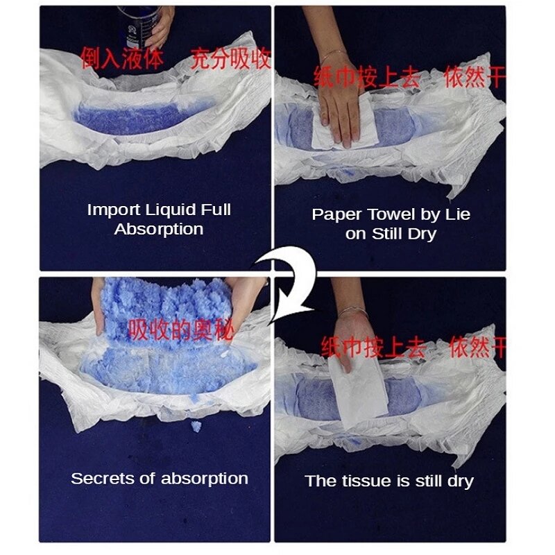 Alta qualidade adulto pull-on calças xl código 1500ml super absorção underwear tipo fralda cuidados com idosos bebê teste pacote 1pcs