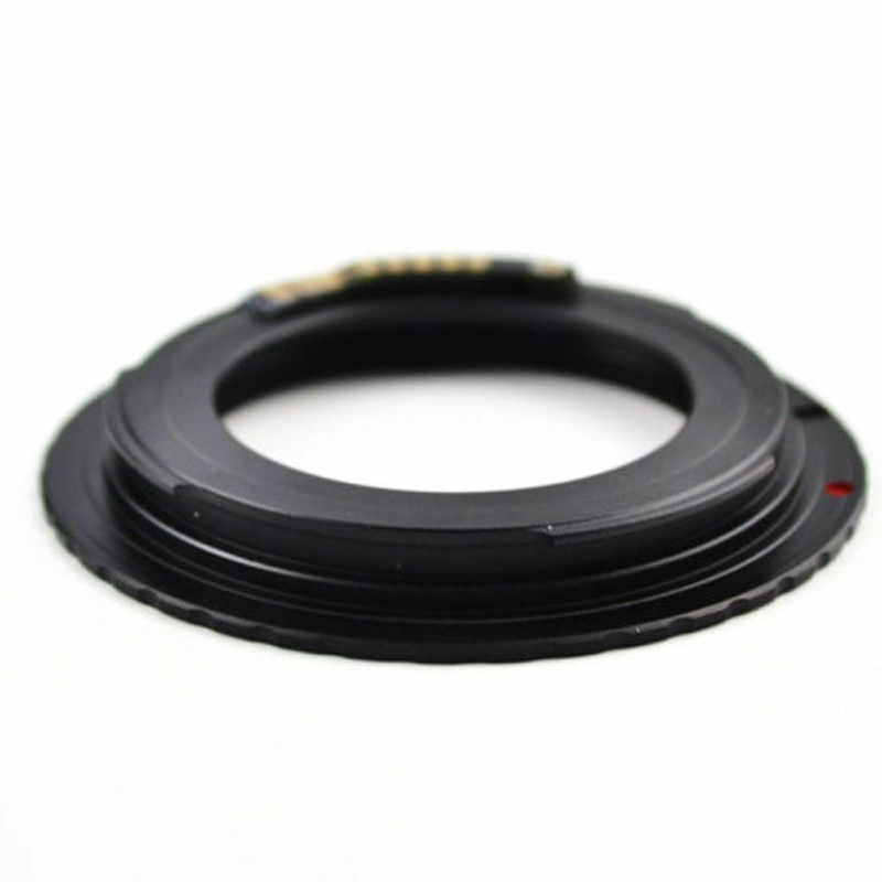 Nouvel adaptateur d'objectif de haute qualité noir pour les puces M42 objectif à Canon EOS EF adaptateur de bague de montage AF III confirmer