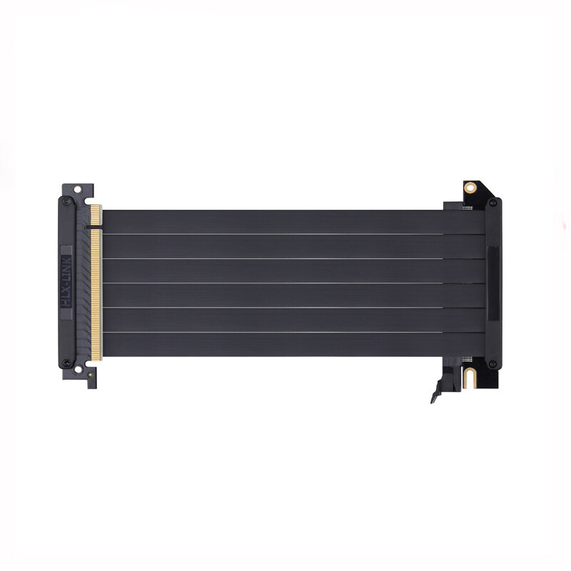 El cableado PCIe 3,0 16X a 16X es adecuado para la carcasa de la placa base ITX, cable de extensión de tarjeta gráfica inversa doble