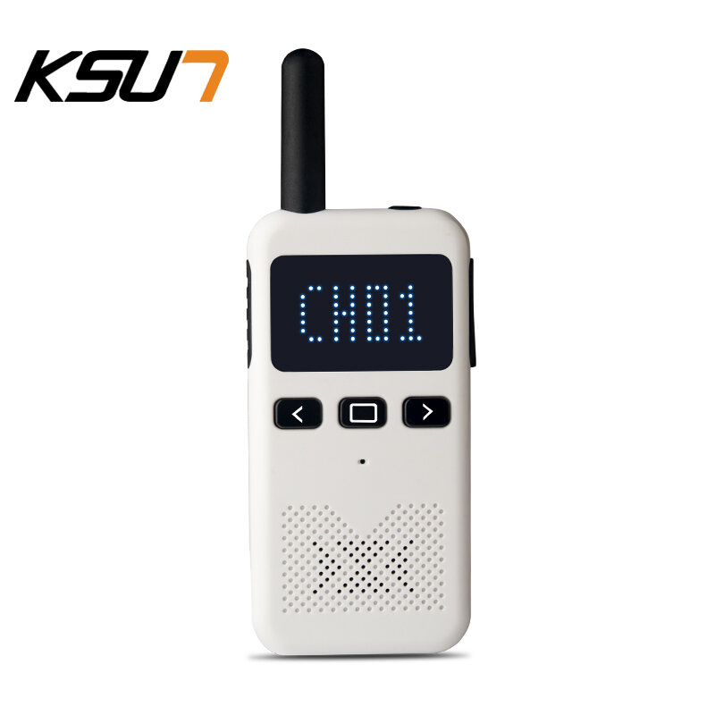 Walkie-talkie de Radio para teléfono móvil, dispositivo de comunicación inalámbrico, transceptor Uhf, Mini Radio Ksun M2 con Cable de programación, 2 uds.