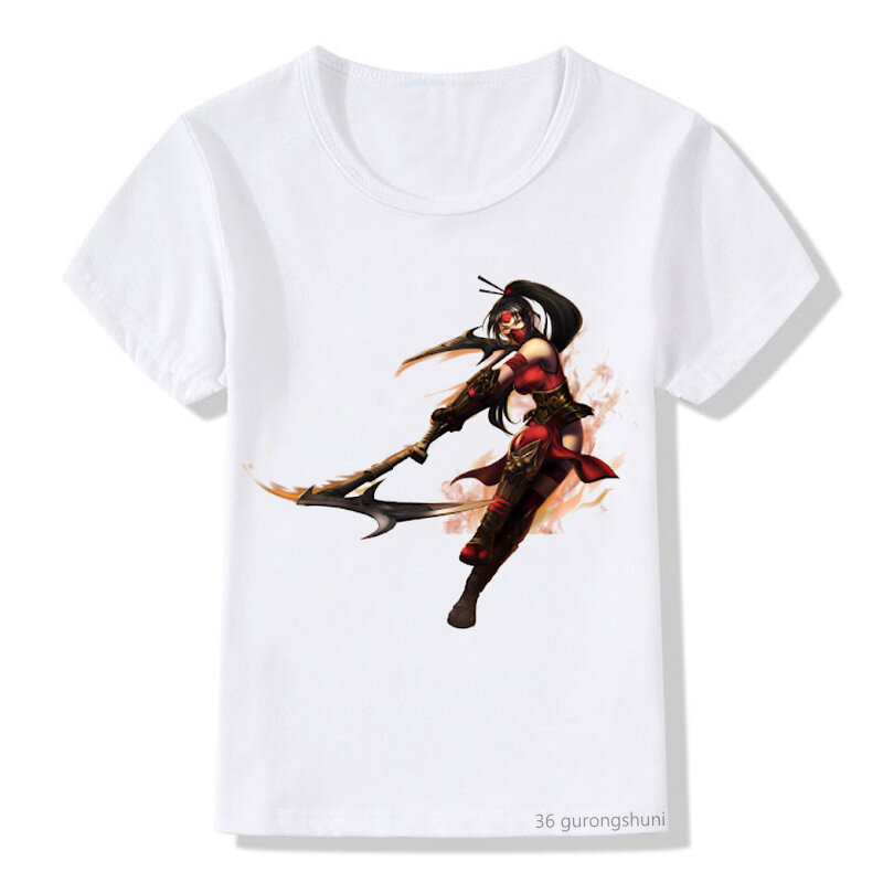 T-shirt pour garçons et filles, estival, mignon et intéressant, à motif de dessin animé de danse, à la mode pour tous les enfants, 2020