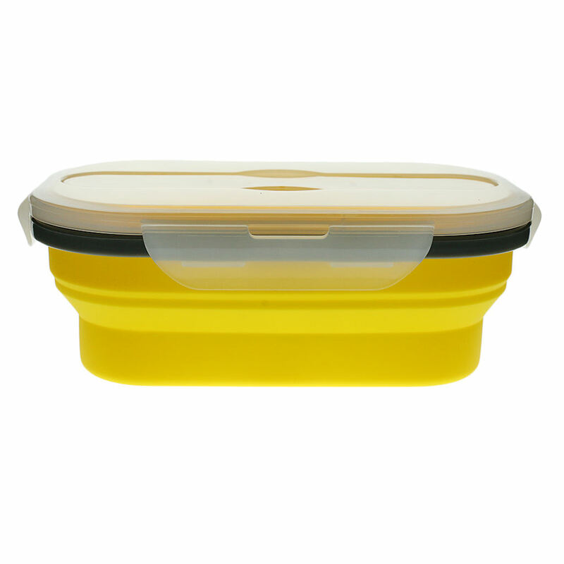 Kitchen Silicone Collapsible Non-Stick Food Storage Lunch Box Container, comfortable feel, easy to clean, easy to receive.