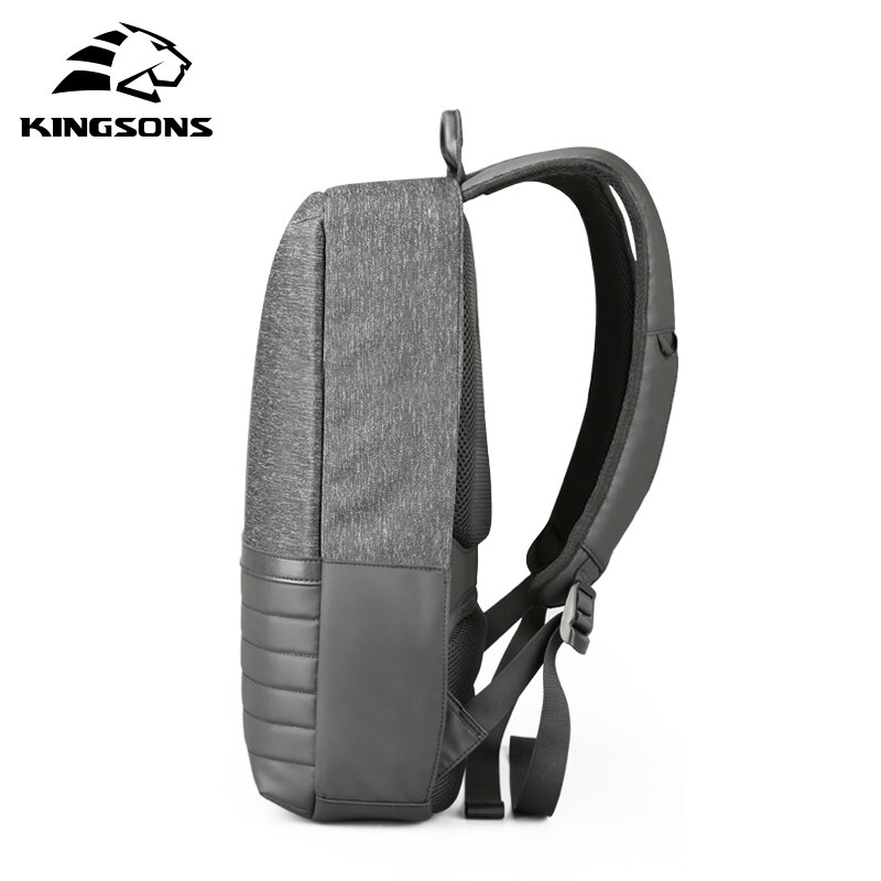Kingsons 15.6'' Men Backpacks Fashion Anti-theft Backpacks for School Casual Rucksack Daypack Nylon Laptop Backpacks 2019