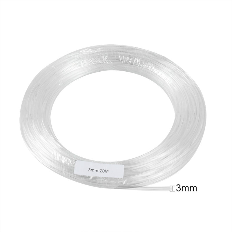 3MM 20M PMMA End Glow Optic Fiber Cable For Light Source Machine Bedroom Decoration