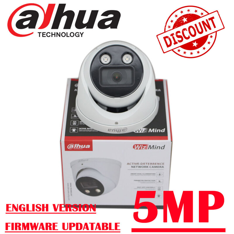 Dahua – caméra IP 5MP, IPC-HDW5541H-ASE-PV IR LED, plus de IPC-HDW5541H-AS-PV WizMind poe, microphone/haut-parleur intégré