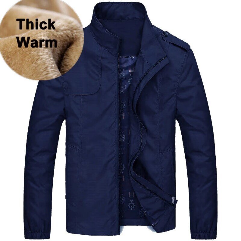 Yvlvol-abrigo cálido para hombre, ropa de marca, chaquetas largas a la moda, abrigos de invierno, abrigo