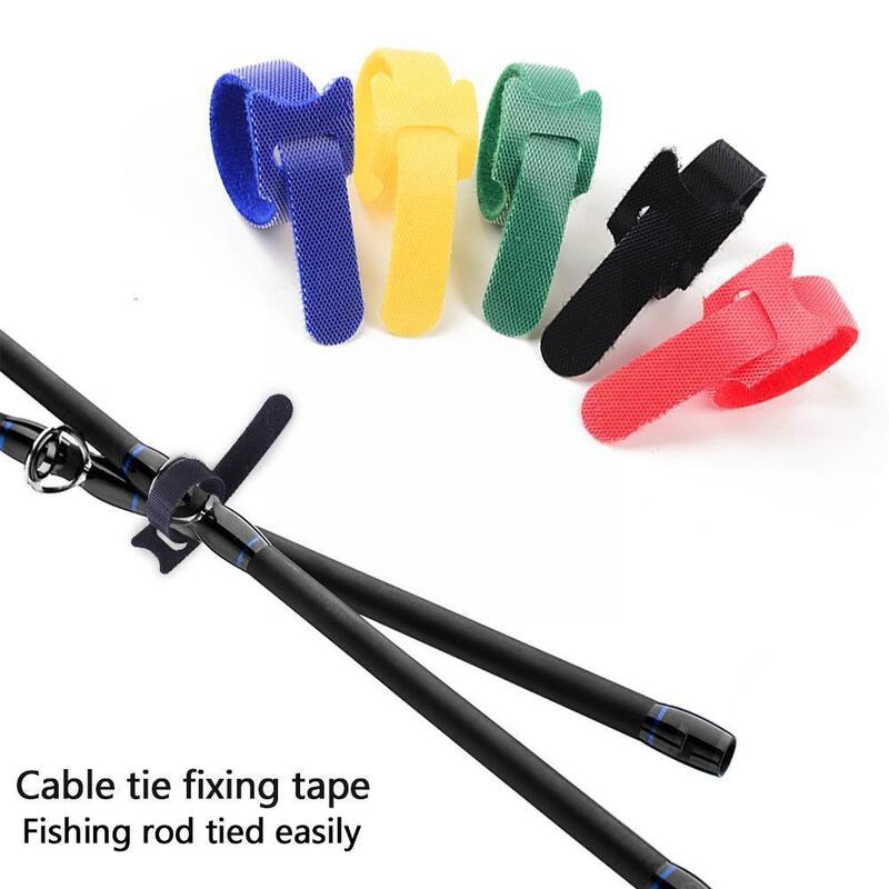 Amarre de Cable fijo ajustable, gestión de cables mágicos y cinta de gancho, cinta de bucle M6J3