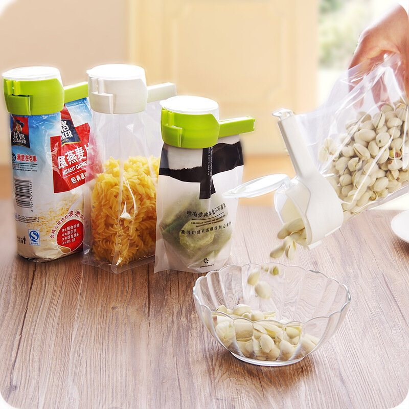 Wholesale Sealing Clip Food Preservation Sealing Clip Tea Moisture-proof Discharge Spout Plastic Bag Clip Snack Sealing Clip