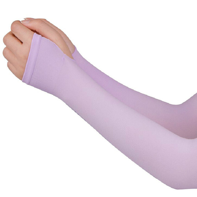 Lengan Tangan Anti UV Lengan Tangan 1 Pasang Perlindungan Nyaman Mendaki Lutut Sepeda
