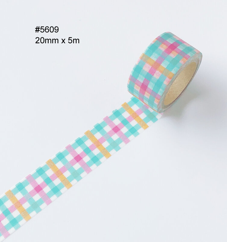 Cinta Washi de puntos de línea rota, cinta de papel Washi de decoración DIY