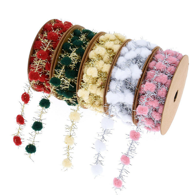 Omilut Christmas Decoration Chain Ribbon Christmas Tree DIY Star Merry Christmas Party Decoration Supplies Happy New Year 2021