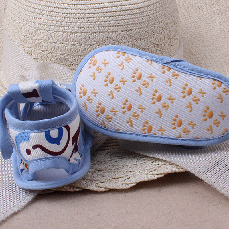 Bebê menina verão sapatos do bebê menina menino sola macia dos desenhos animados anti-deslizamento sapatos casuais berço da criança sandálias crianças sapatos primeiro walker