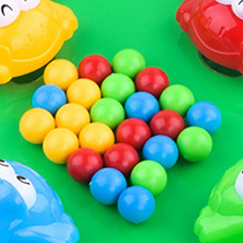 Divertente rana affamata giocattolo educativo giocattolo Desktop creativo gioco interattivo perline alimentazione giocattolo regalo per bambini giocattoli Puzzle per bambini