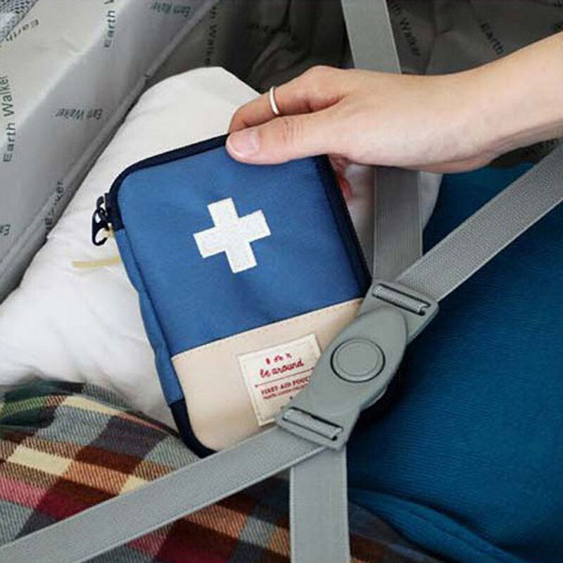 กระเป๋าเก็บกระเป๋าแบบพกพาFirst Aidฉุกเฉินกลางแจ้งPill Survival Emergencyชุดแพคเกจอุปกรณ์เสริม
