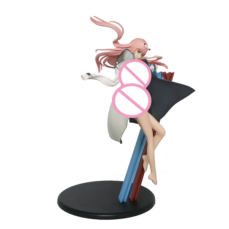Figura de acción del equipo nacional de Anime de 34cm, chica hermosa, pelo rosa, modelo de colección de PVC 1/7, juguetes para regalos