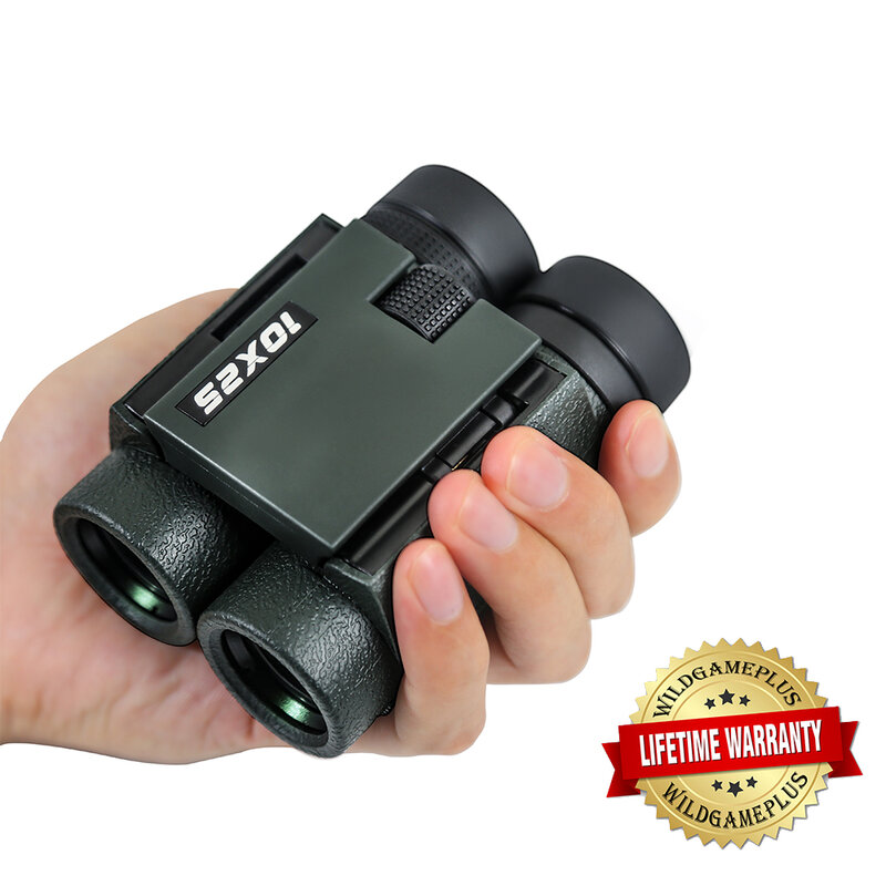 WG25 Mini ขนาด Binocular 10x2 5/8X25กล้องโทรทรรศน์กล้องส่องทางไกล HD คุณภาพดี5000M Range Hunting Camping bincoular IPX67กันน้ำ