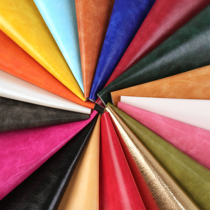 Cuero sintético de Color liso de 20*33cm, materiales artesanales para manualidades decoración de eventos para el hogar, 1Yc7767