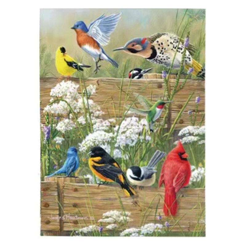 Puzzle di colibrì assemblaggio di paesaggi puzzle di uccelli di buon auspicio 1000 giocattoli educativi giochi adulti regali di rilassamento al coperto