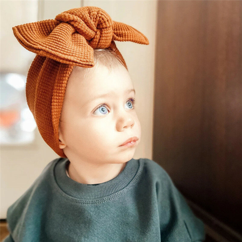 Accesorios Para El Cabello De Bebé Color Liso Sombreros Moda Elástico Banda de Goma Lindo Suave