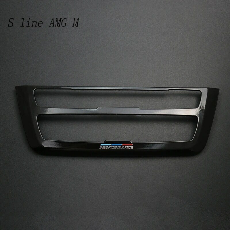 Car Styling per M performance rivestimento interno per BMW F30 F34 3gt 3 4 serie accessori Console per auto CD pannello telaio adesivi copertura