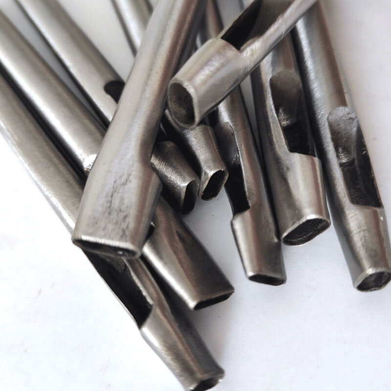 Punzón de elipse de Metal, herramienta de perforación fuerte conveniente, Color sólido, duradero, multiespecificación