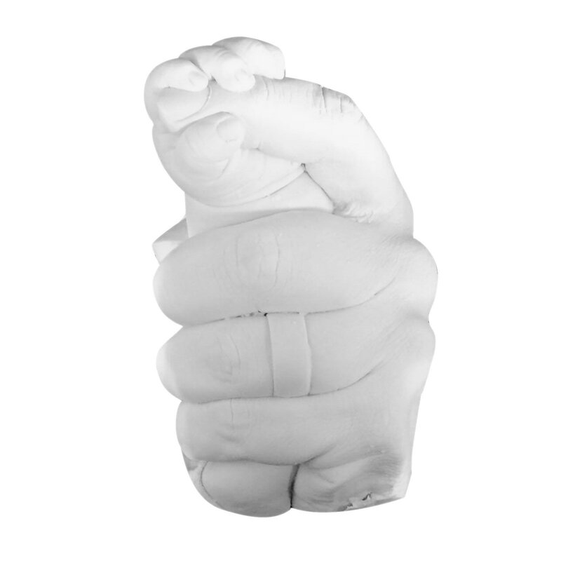 Keepsake Hands Casting Kit Large | DIY Plaster Statue Molding Kit Hand Holding #3684