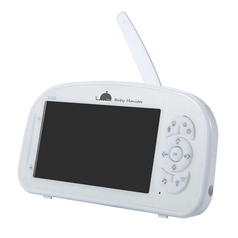 ใหม่5 "1080P HD Video Baby Monitor 5200 MAhแบตเตอรี่2-Way Audio Night Visionอัตโนมัติอุณหภูมิการตรวจสอบกล่อม1000ft Range