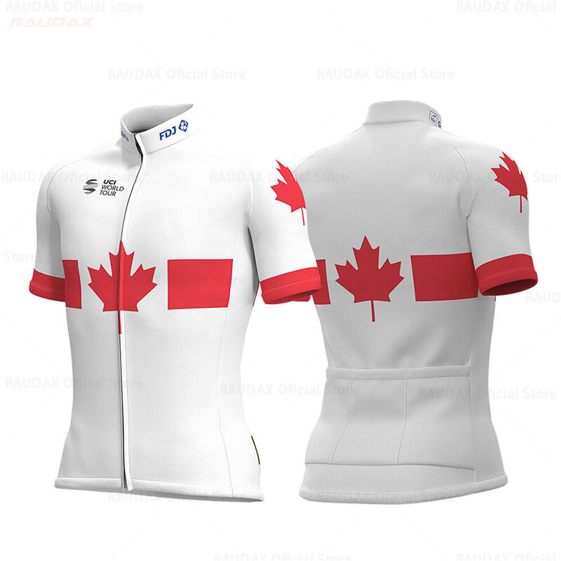 Roupas masculinas 2020 pro equipe groupama conjunto camisa de ciclismo mtb manga curta ciclismo roupas verão equitação uniforme triathlon