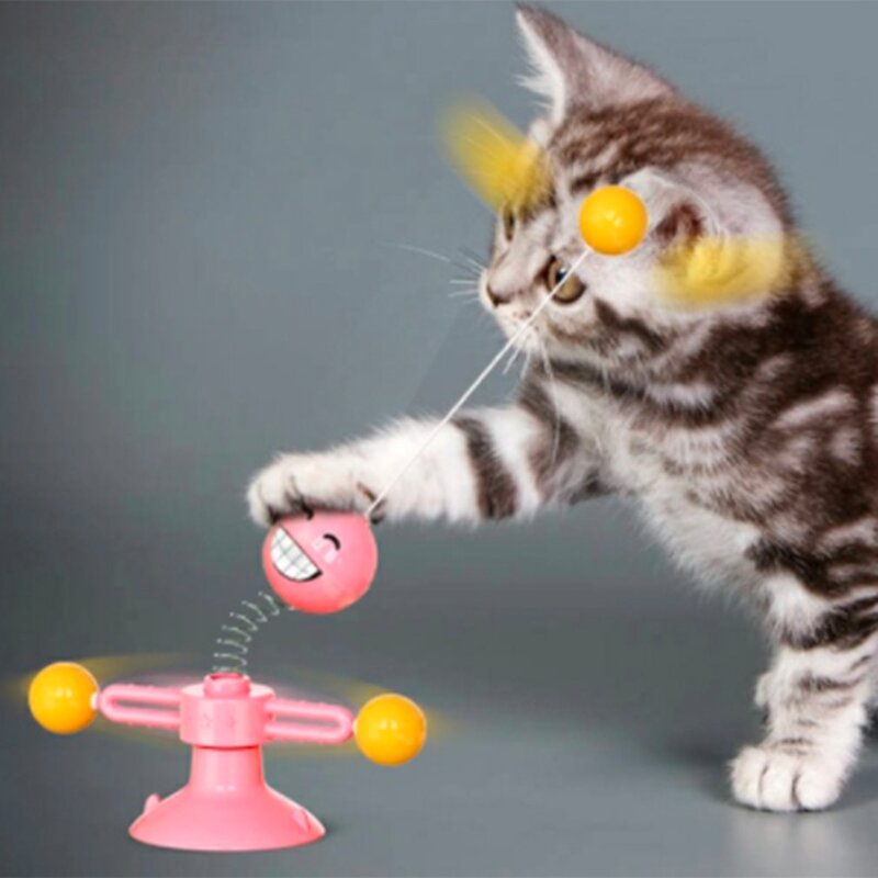 Brinquedos interativos engraçados do gato do brinquedo do animal de estimação com vara do gato brinquedo da mola