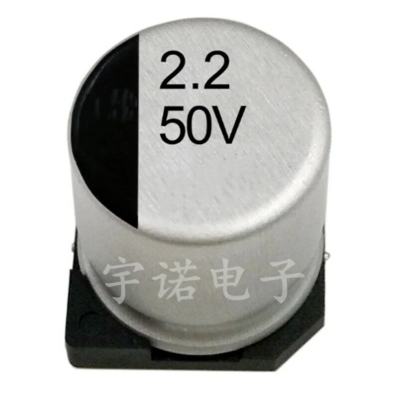 Condensateur électrolytique en aluminium 50v 5.4 uf, 4x2.2mm, 10 pièces, SMD, taille: 4x5.4MM