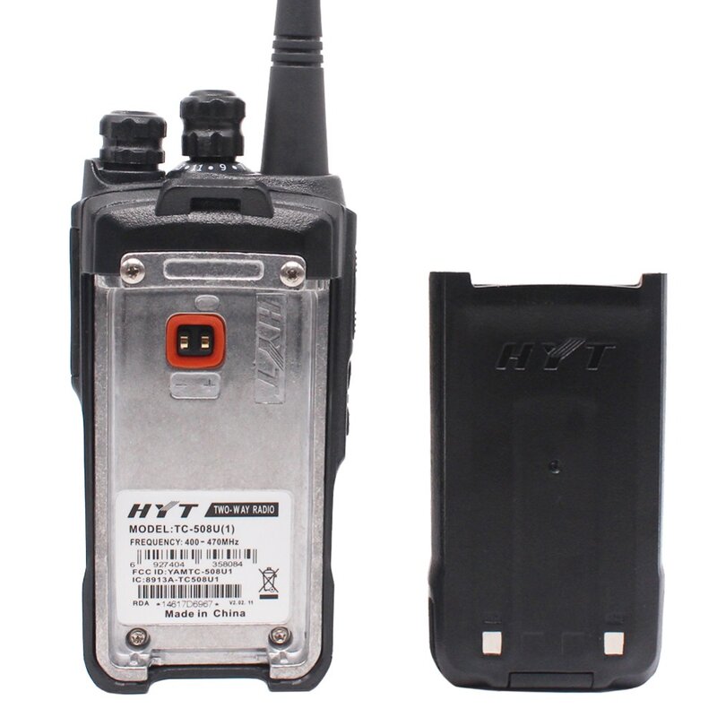 2022.HYTERA TC-508 Radio bidirezionale portatile TC508 Business radio HYT TC-500S UHF VHF Walkie Talkie portatile con batteria agli ioni di litio