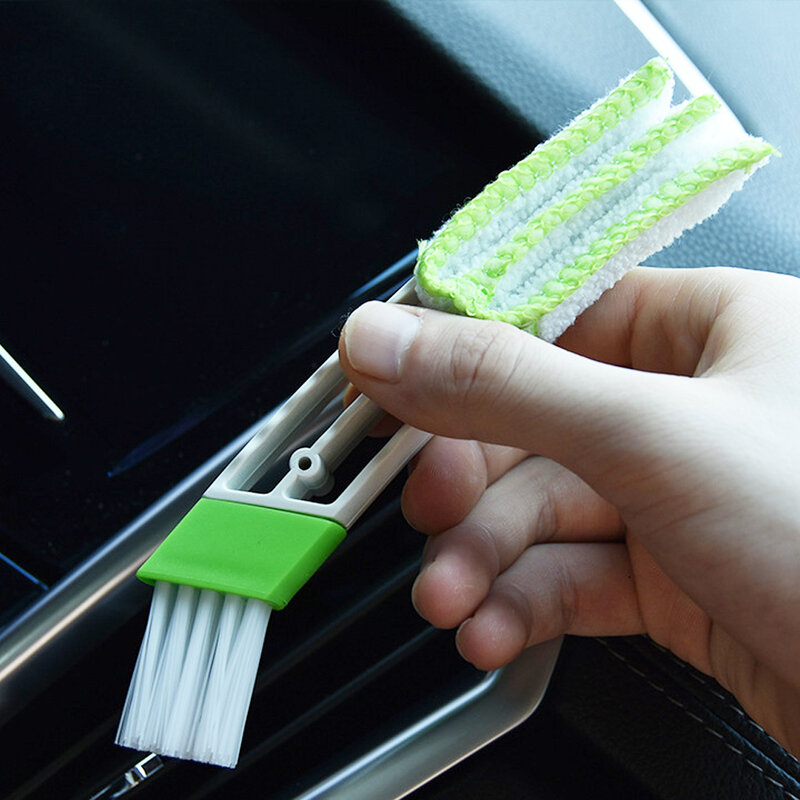 أدوات تنظيف السيارات اكسسوارات السيارات سيارة مكيف الهواء منفذ تنظيف أداة متعددة الأغراض فرشاة الغبار الداخلية متعددة الأغراض