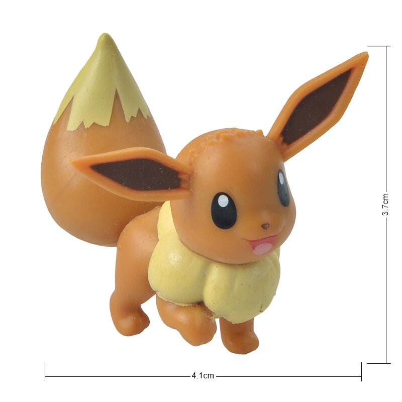 Original Tomy Pokemon Mini Figuren Jolteon Pikachu Eevee Anime Action Figure Modell Puppe Spielzeug Für kinder Geburtstag Geschenke