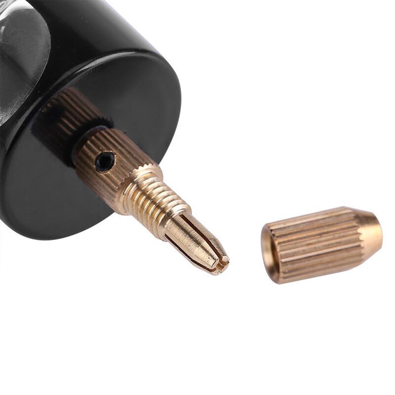 Mini Hand Drill USB Powered Handheld Rotary Drill Set with Twist Drill Bits for Metal Wood Jewelry